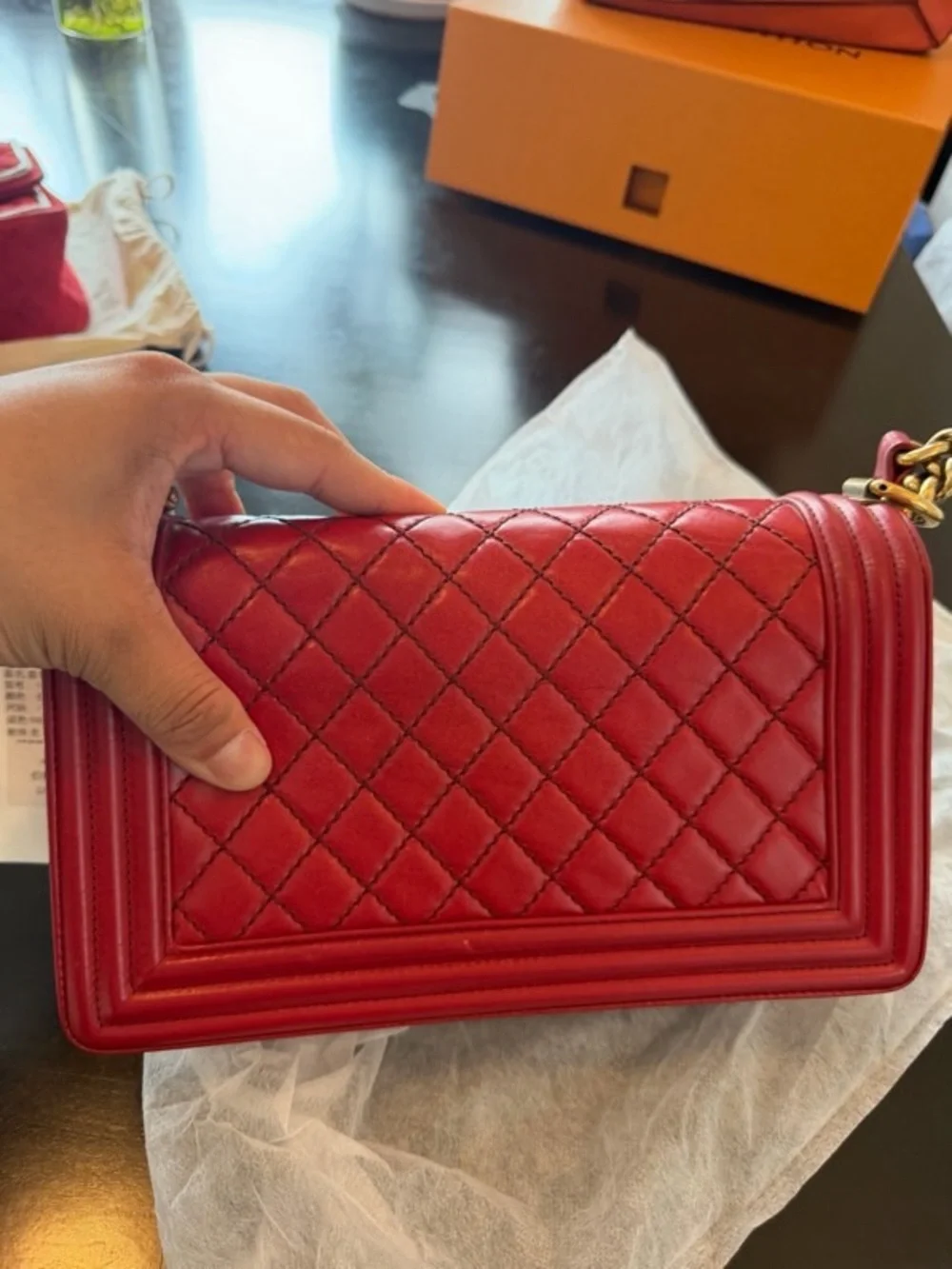 CHANEL classic boy